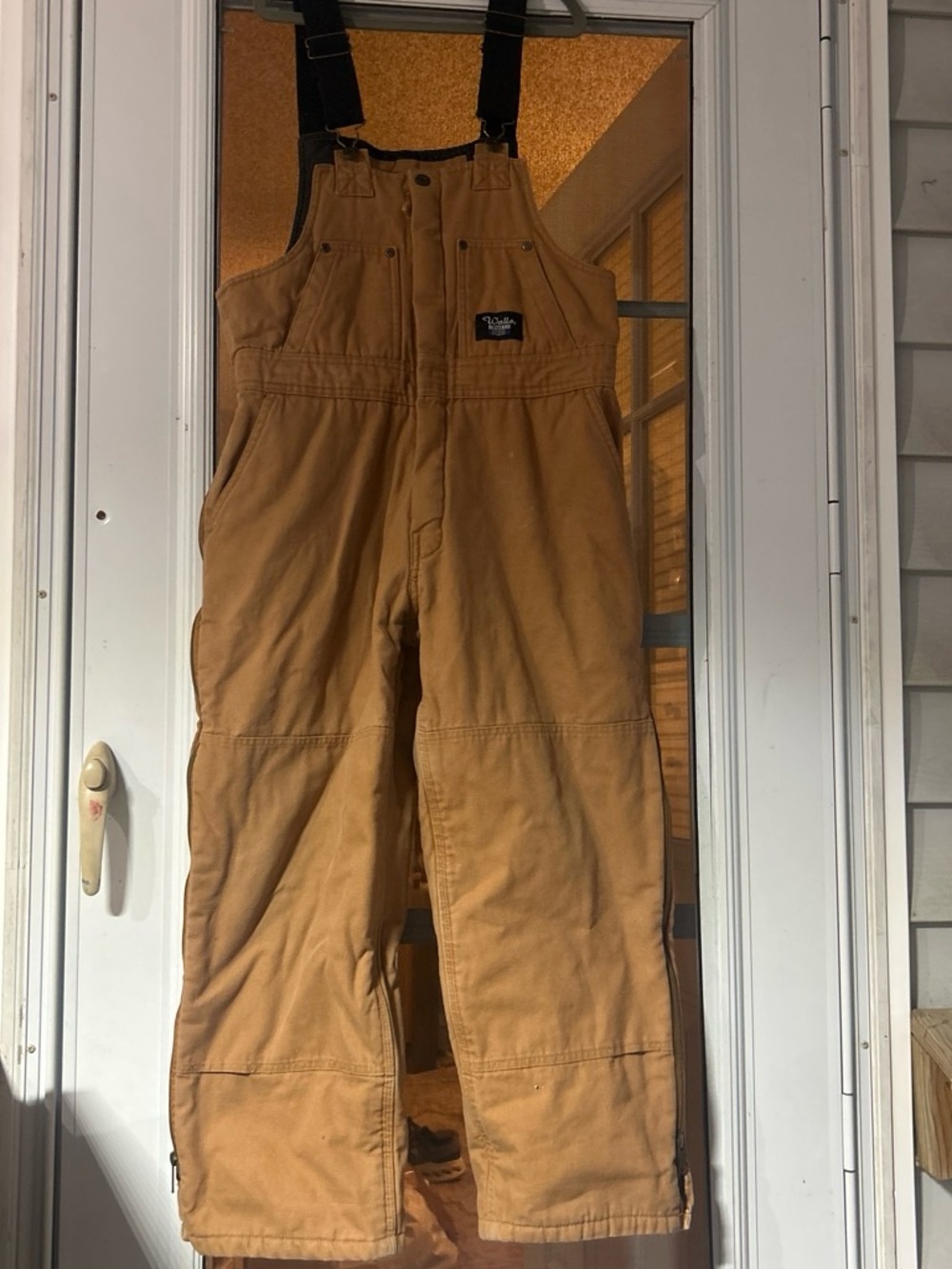 Walls Youth ' Brown Insulated Blizzard Pruf Bib Overalls